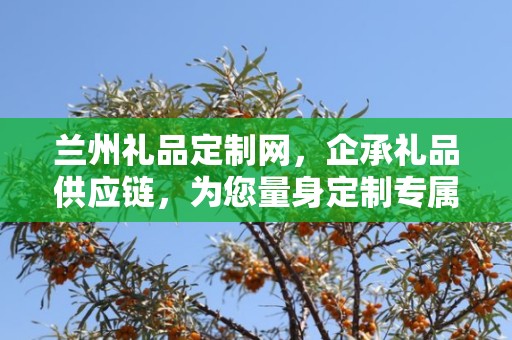 兰州礼品定制网，企承礼品供应链，为您量身定制专属礼品